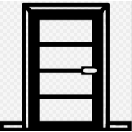 Двери в ванную комнату